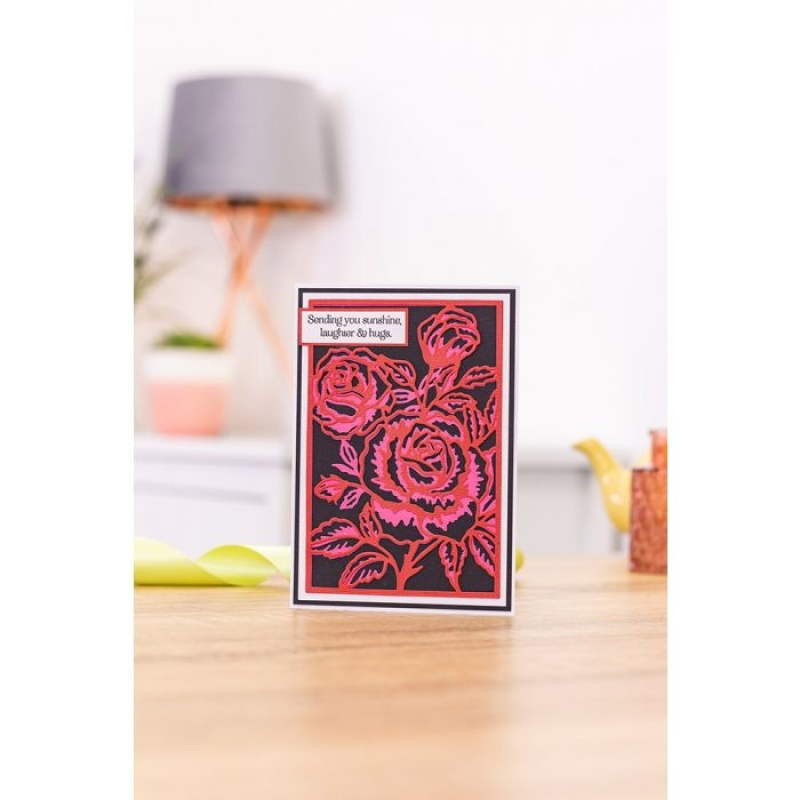 Gemini Rose Window Double-Sided Die (GEM-DSD-CAD-ROSWI)